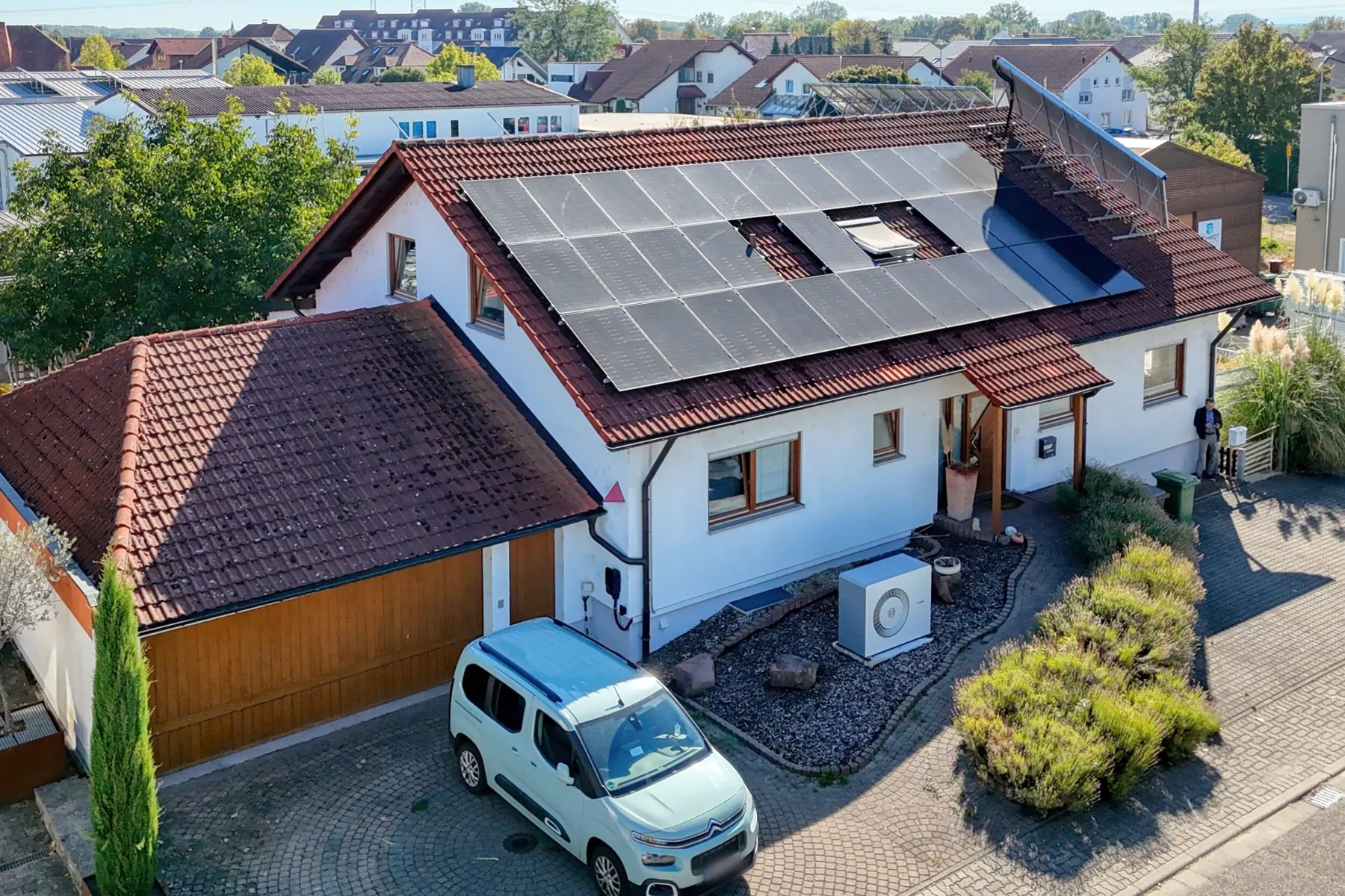 Eingang, Doppelgarage